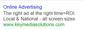 Original Search Ad Example