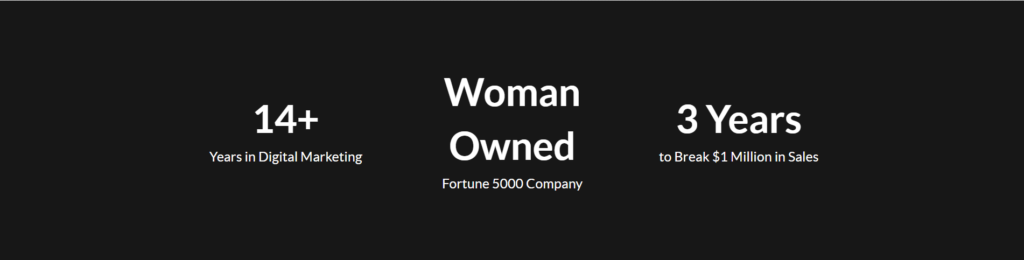Woman Owned Fortune 5000 company