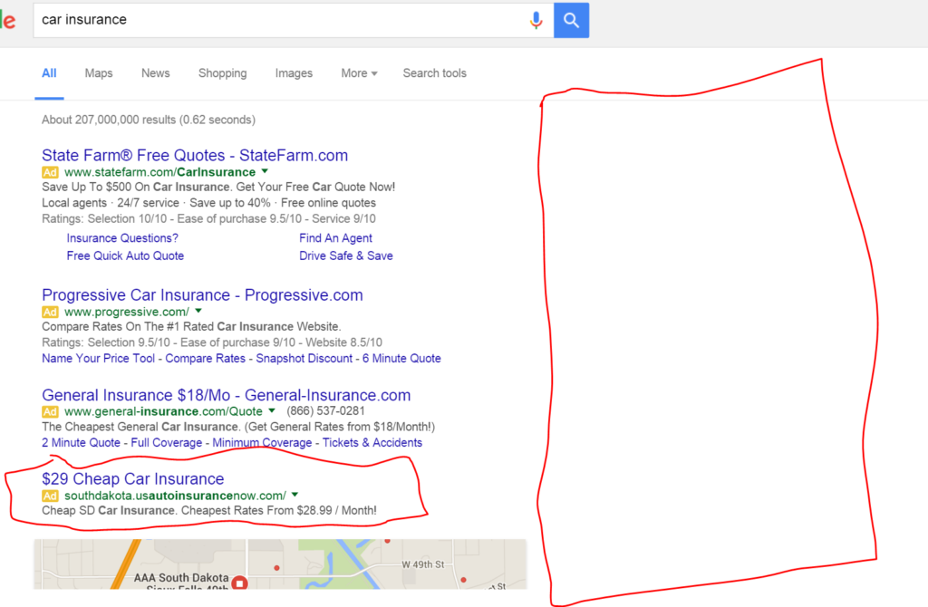 Updated SERP Results Page